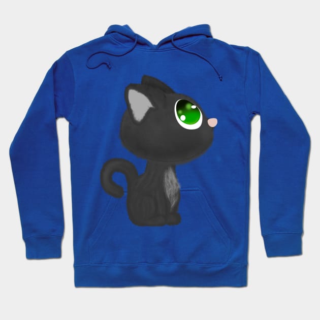 Innocent kitten Hoodie by TW_Zora